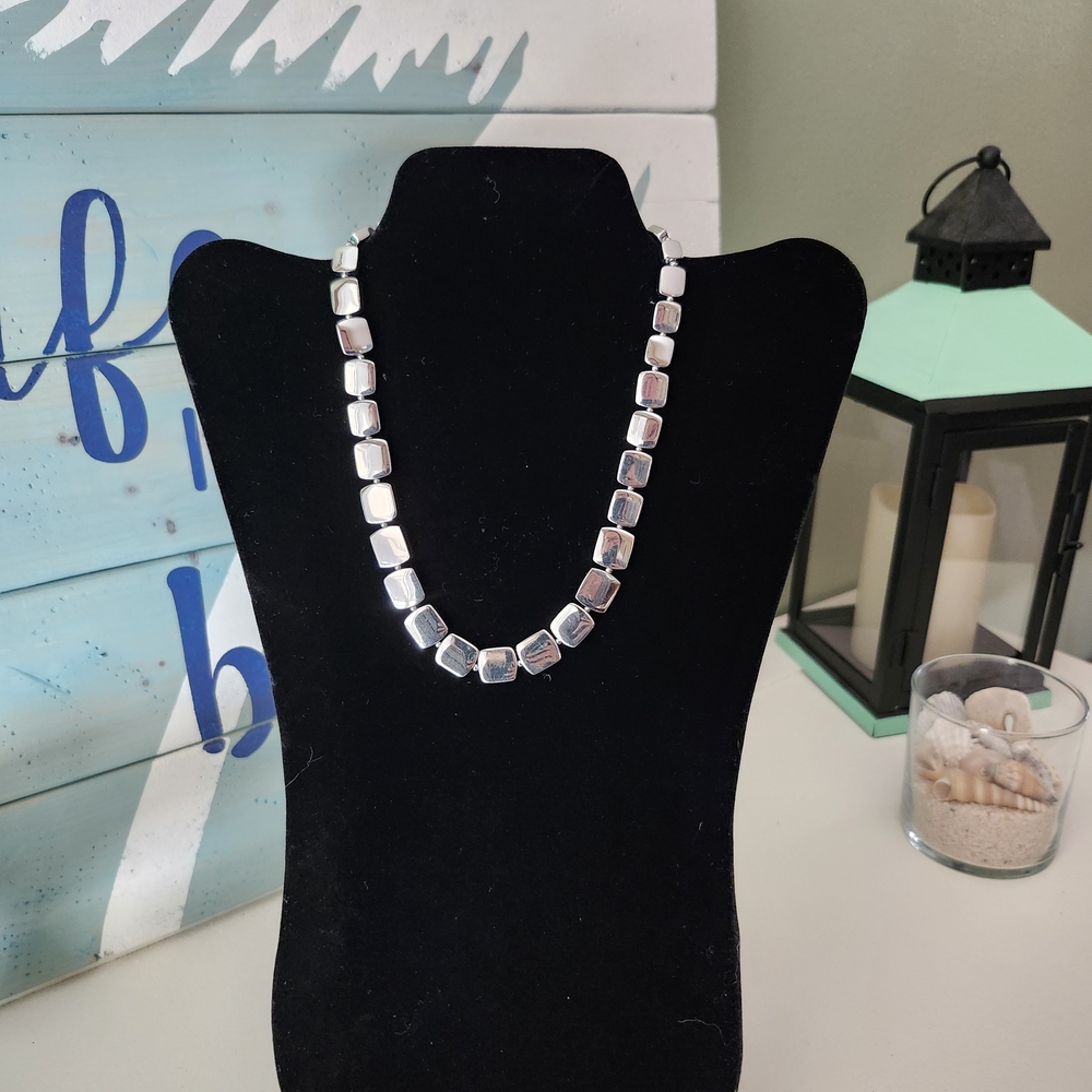 White House Black Market Silver Necklace